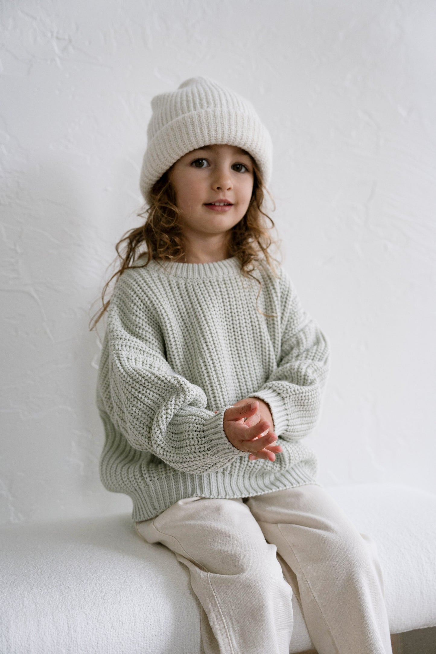 ‘Mint’ Chunky Knit Sweater