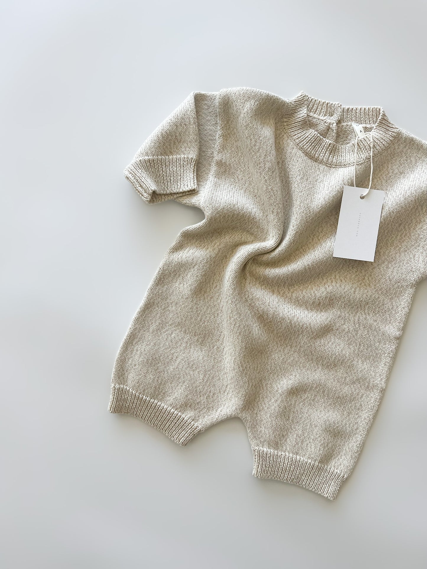 ‘ Oatmeal ‘ Knit Playsuit