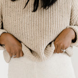 Women’s Oat Fleck Chunky Sweater