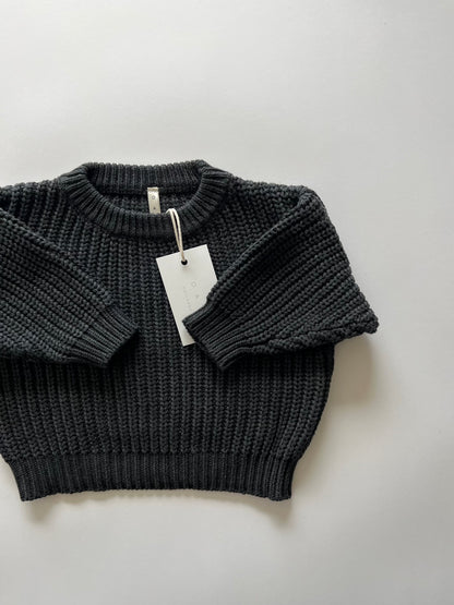 ‘Obsidian’ Chunky Knit Sweater