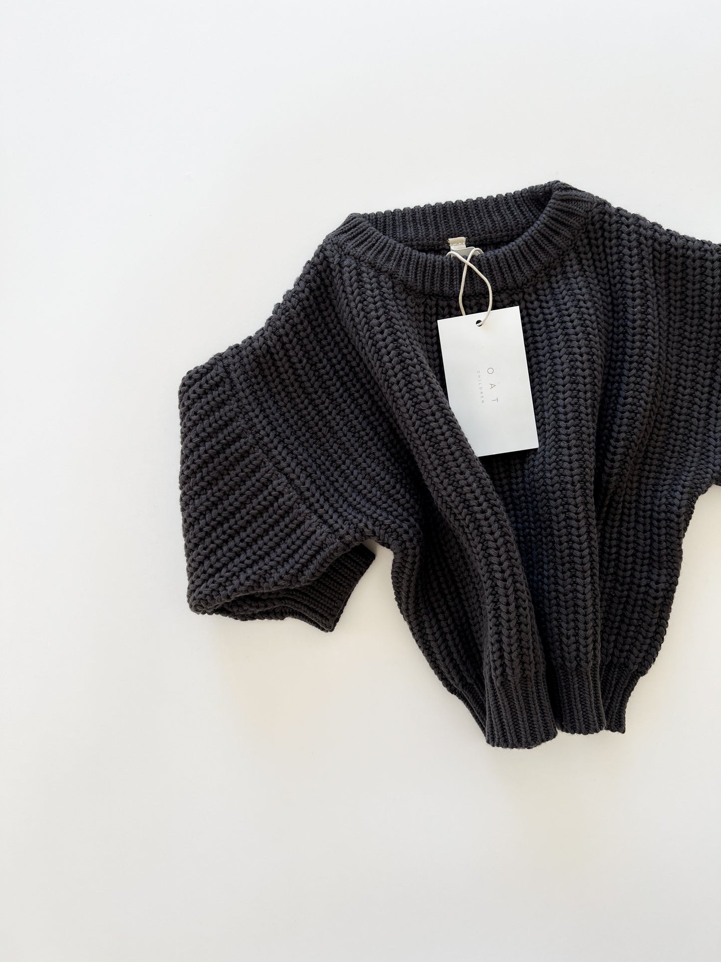 ‘Charcoal’ Chunky Knit Sweater