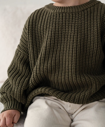 ‘Pine’ Chunky Knit Sweater