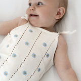 Heirloom Onesie - Blue Daisy