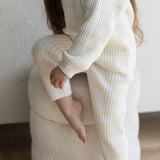 ‘Yellow Stripe’ Ribbed Knit Sweater