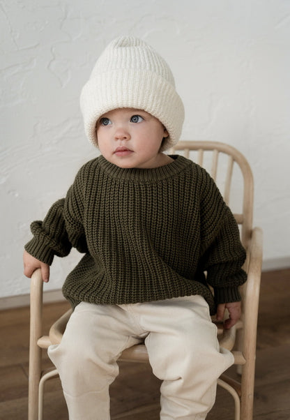 ‘Pine’ Chunky Knit Sweater