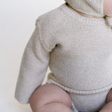 Purl Knit Sweater ‘Oatmeal’