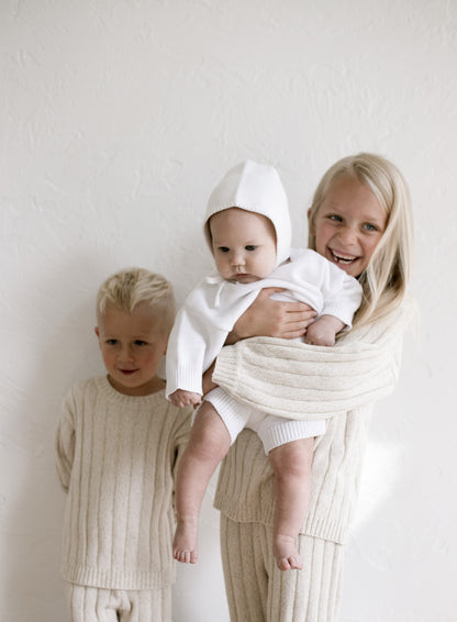 ‘ Dove ‘ Knit Playsuit