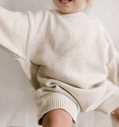 ‘ Oatmeal ‘ Knit Playsuit