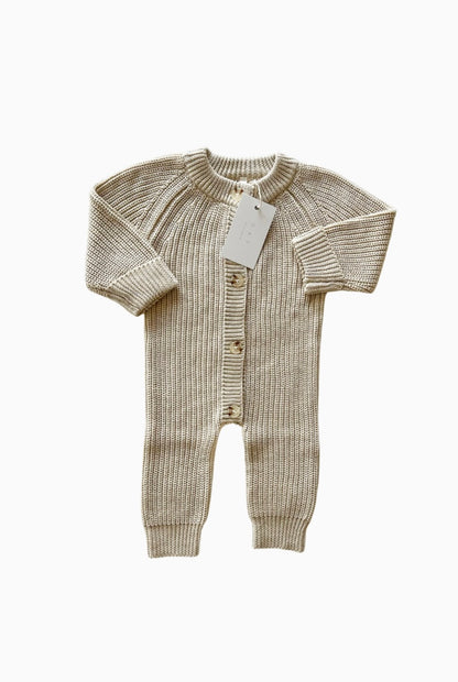 ‘Biscotti‘ Chunky Knit Playsuit