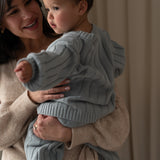 Children’s Wide Ribbed Knit Pant ‘Fog’