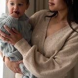 Children’s Wide Ribbed Knit Sweater ‘Fog’