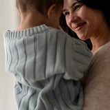 Children’s Wide Ribbed Knit Sweater ‘Fog’