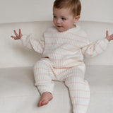 Children’s ‘Pink Stripe’ Ribbed Knit Pant