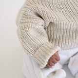 ‘Oatmeal’ Chunky Knit Sweater
