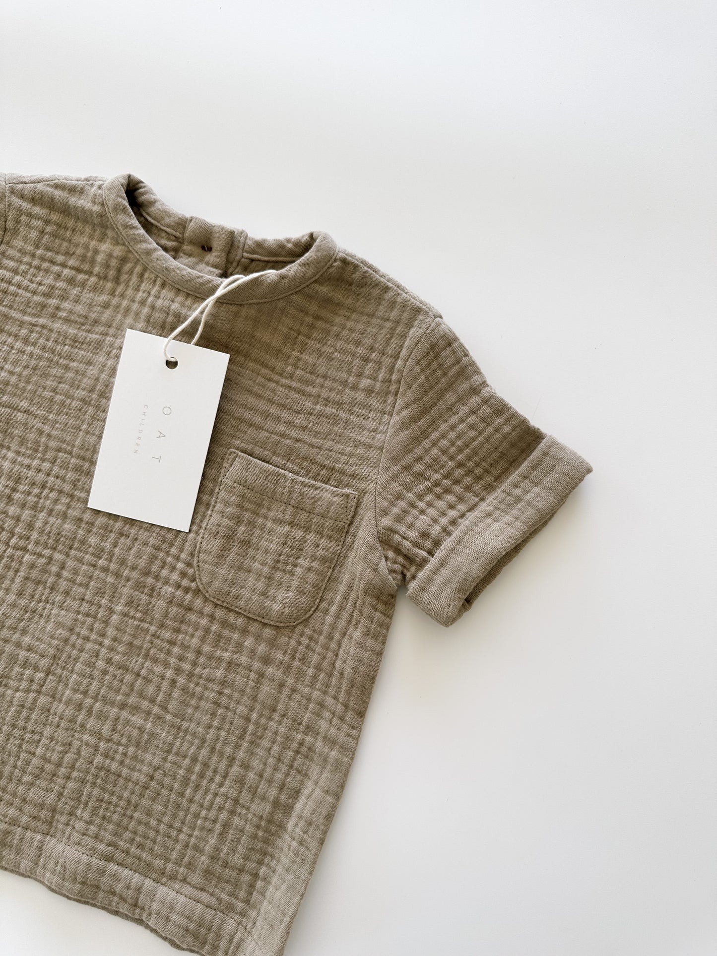 Malibu Pocket Tee ‘Vintage Brown’