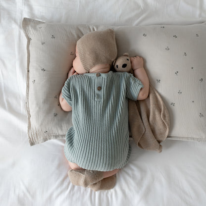 Fog Ribbed Knit Tee Playsuit