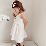 Linen Marseille Dress ‘White’