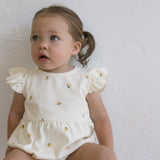 ‘Clementine’ Flora Romper