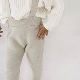 ‘Gray Marle’ Knit Suspenders