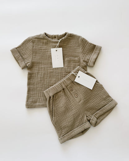 Malibu Pocket Tee ‘Vintage Brown’