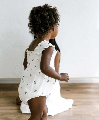 ‘Blueberry’ Garden Romper