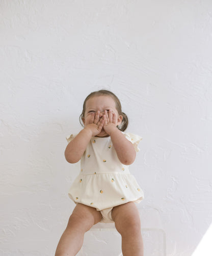 ‘Clementine’ Flora Romper