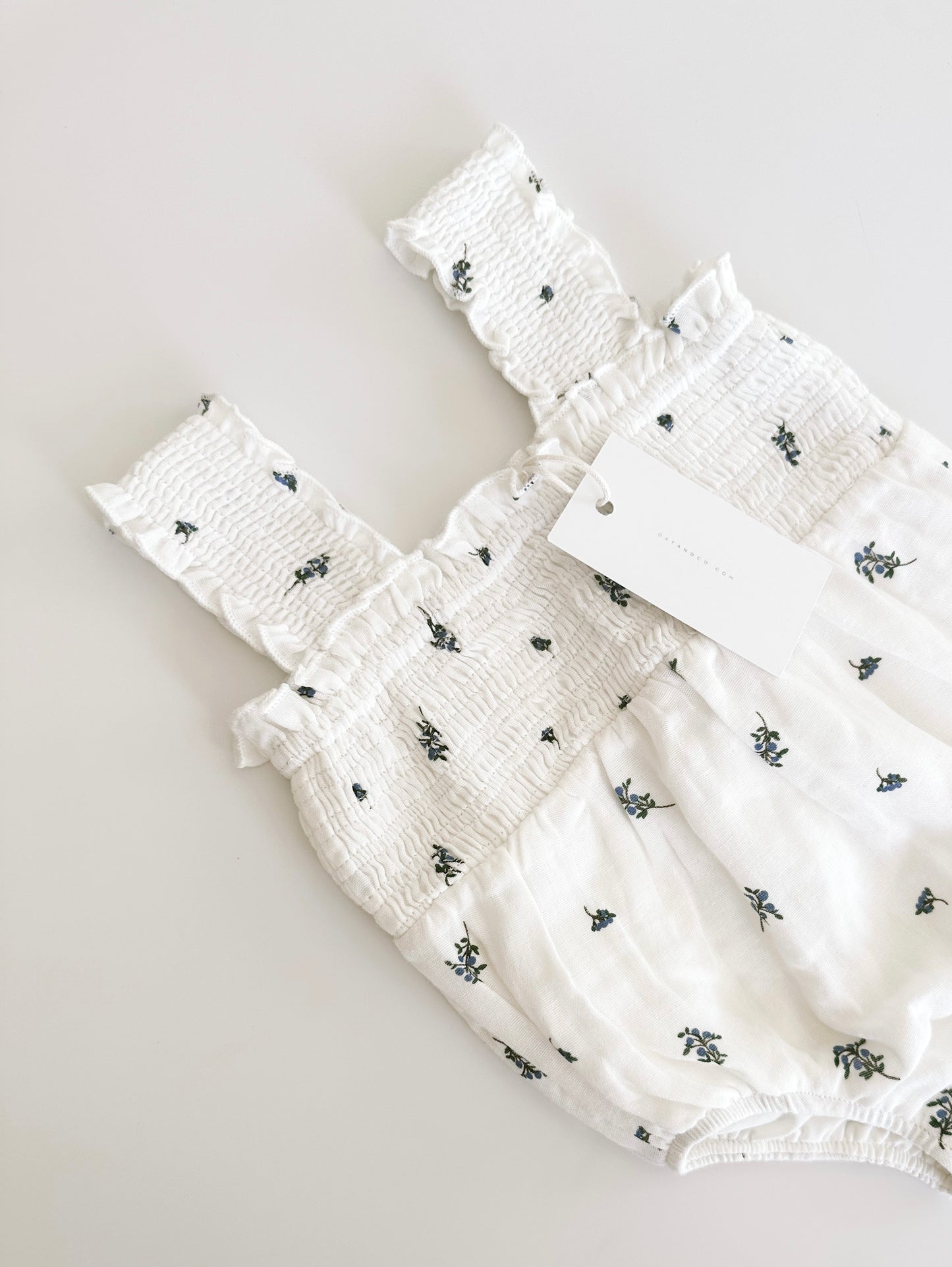 ‘Blueberry’ Garden Romper