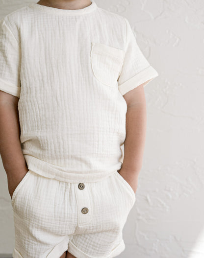 Malibu Pocket Tee ‘Off White’