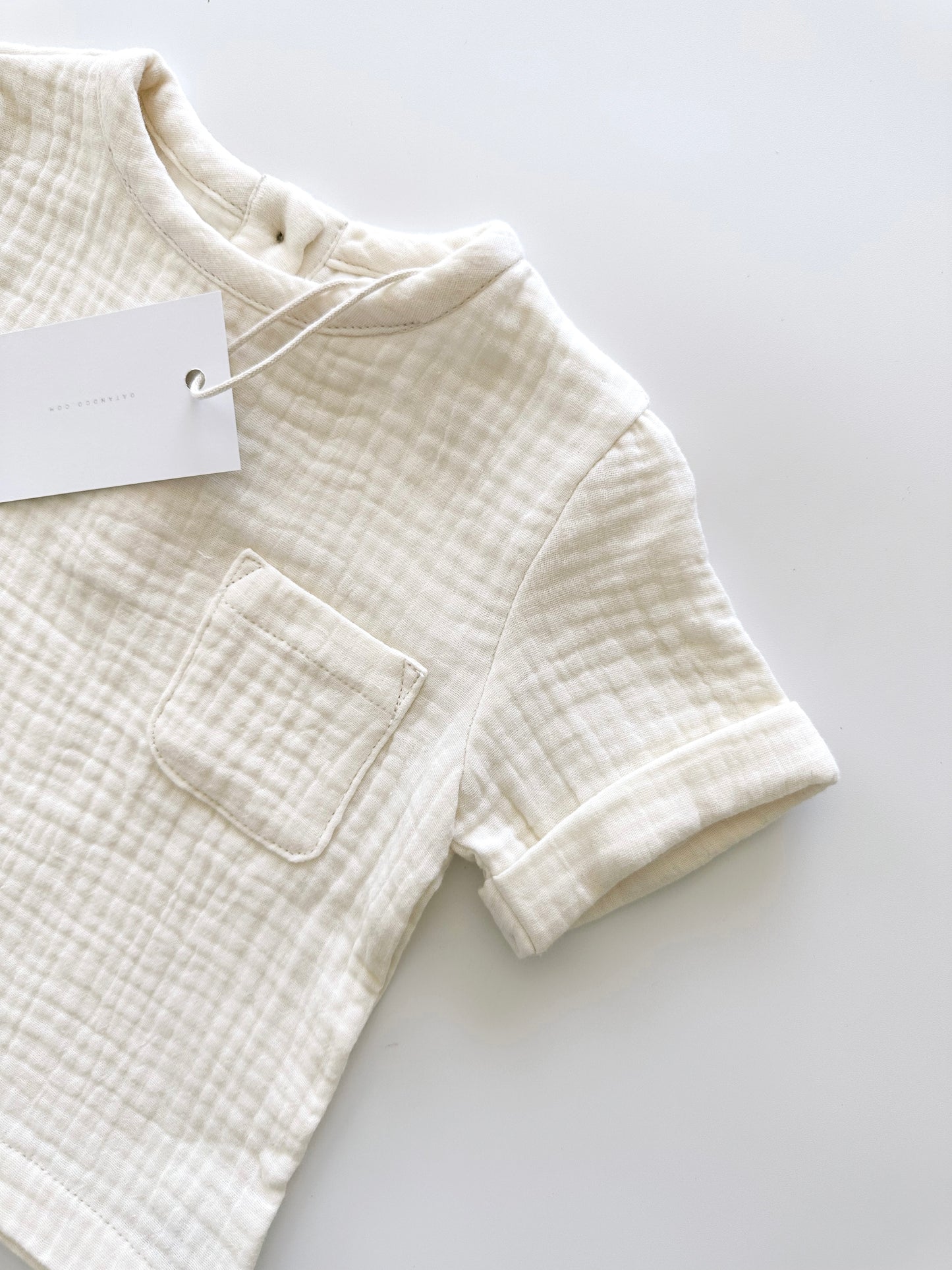 Malibu Pocket Tee ‘Off White’
