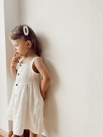 Linen Marseille Dress ‘White’