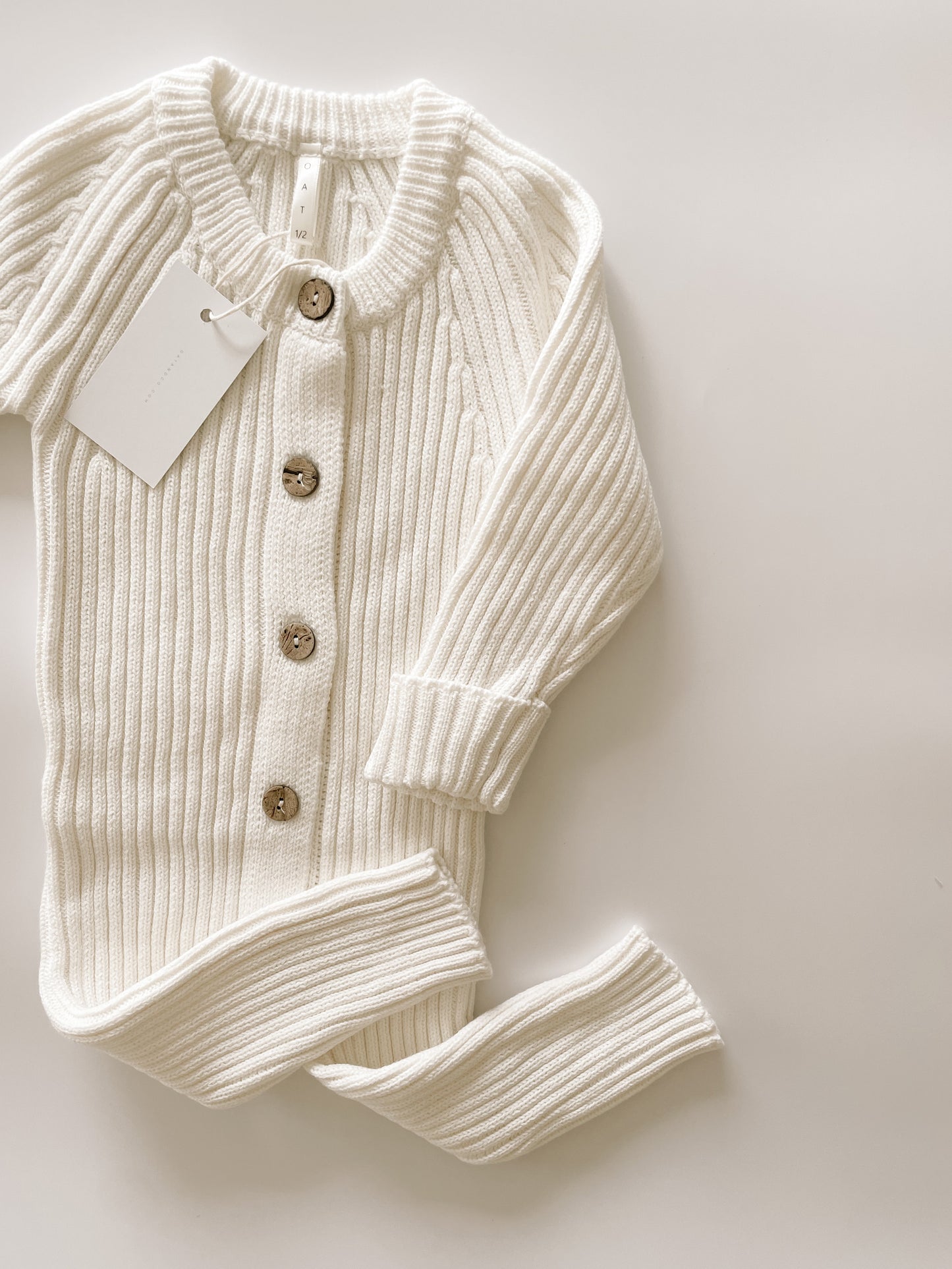 ‘Powder’ Ribbed Knit Playsuit