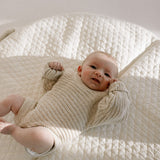 Chunky Knit Onesie ‘Oatmeal’