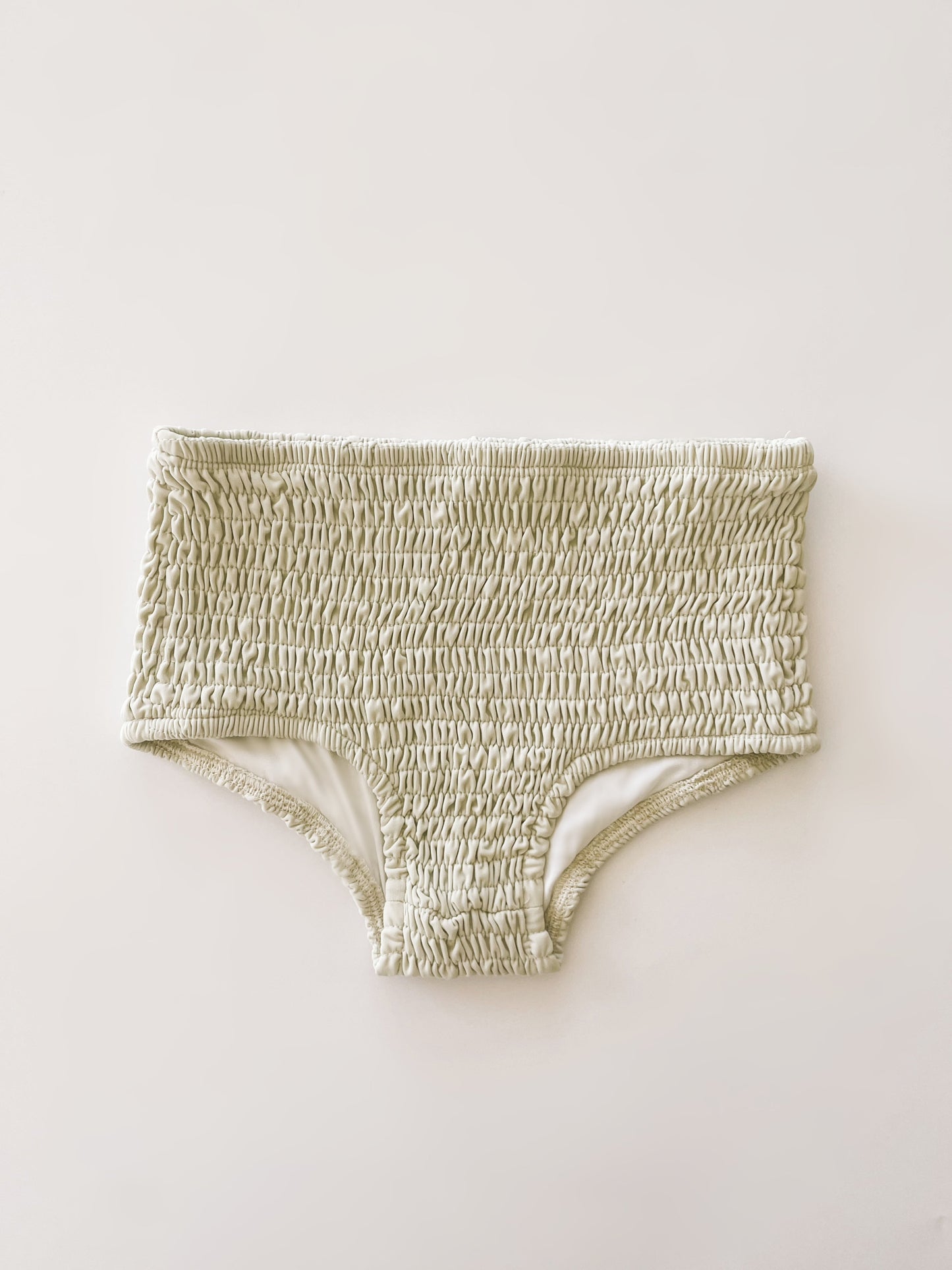 High Waisted Bikini Bottoms - Sage