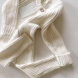 ‘Powder’ Ribbed Knit Playsuit