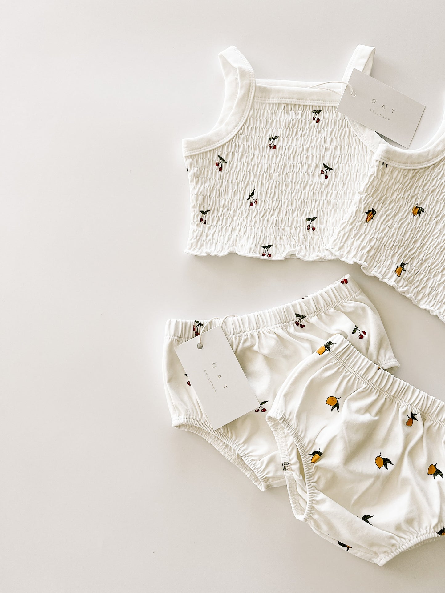 Cherries Smocked Tank