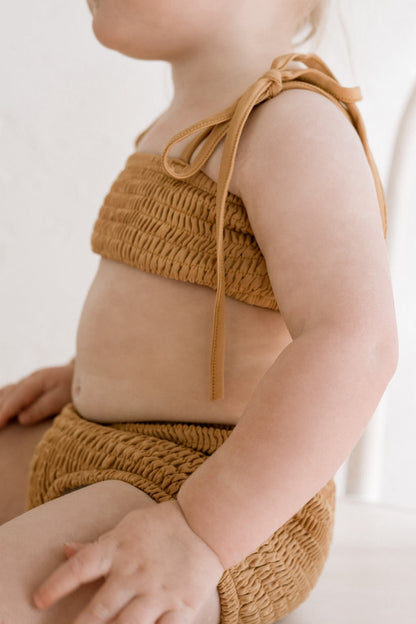 High Waisted Bikini Bottoms - Citrus