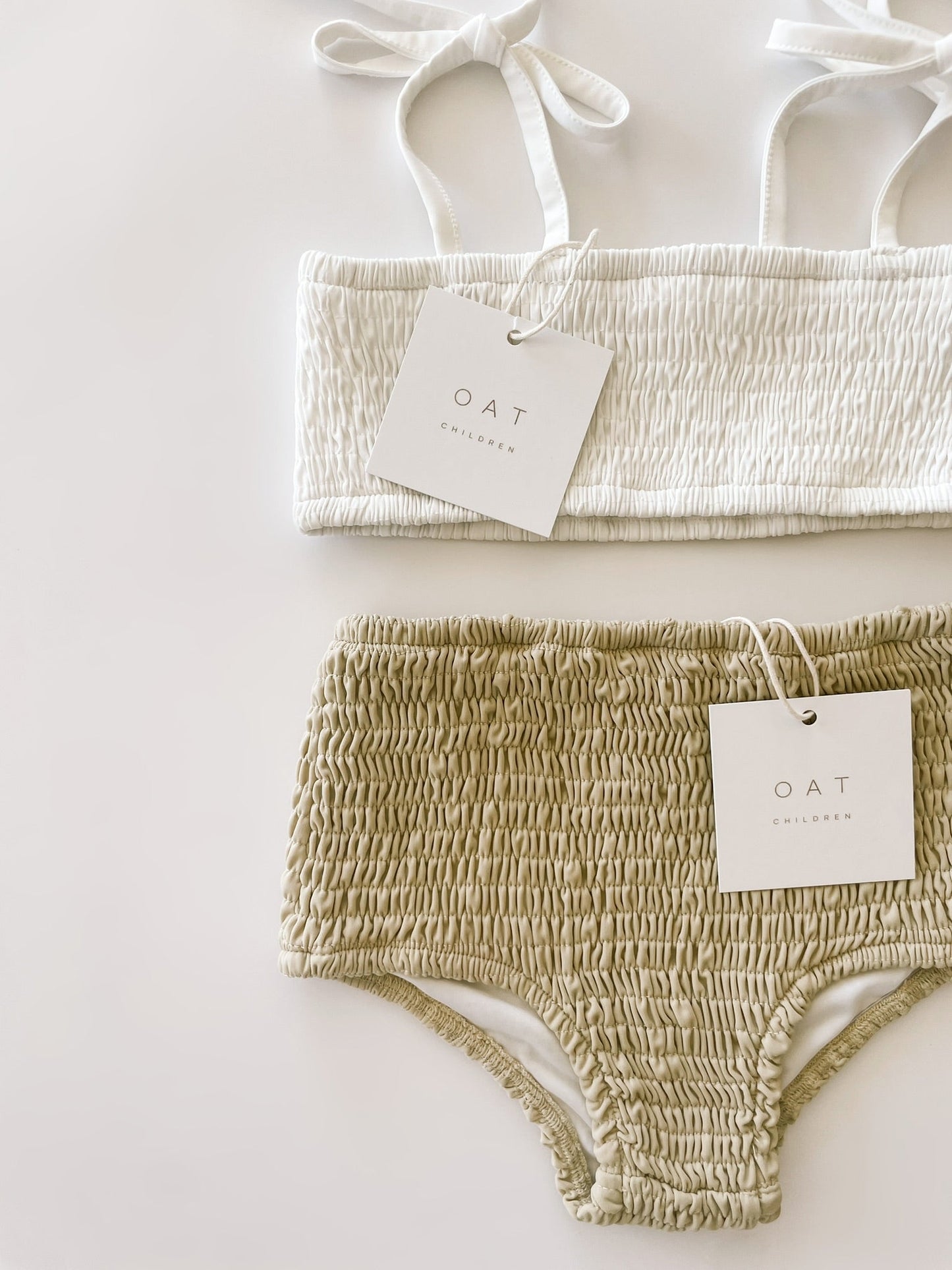 High Waisted Bikini Bottoms - Sand