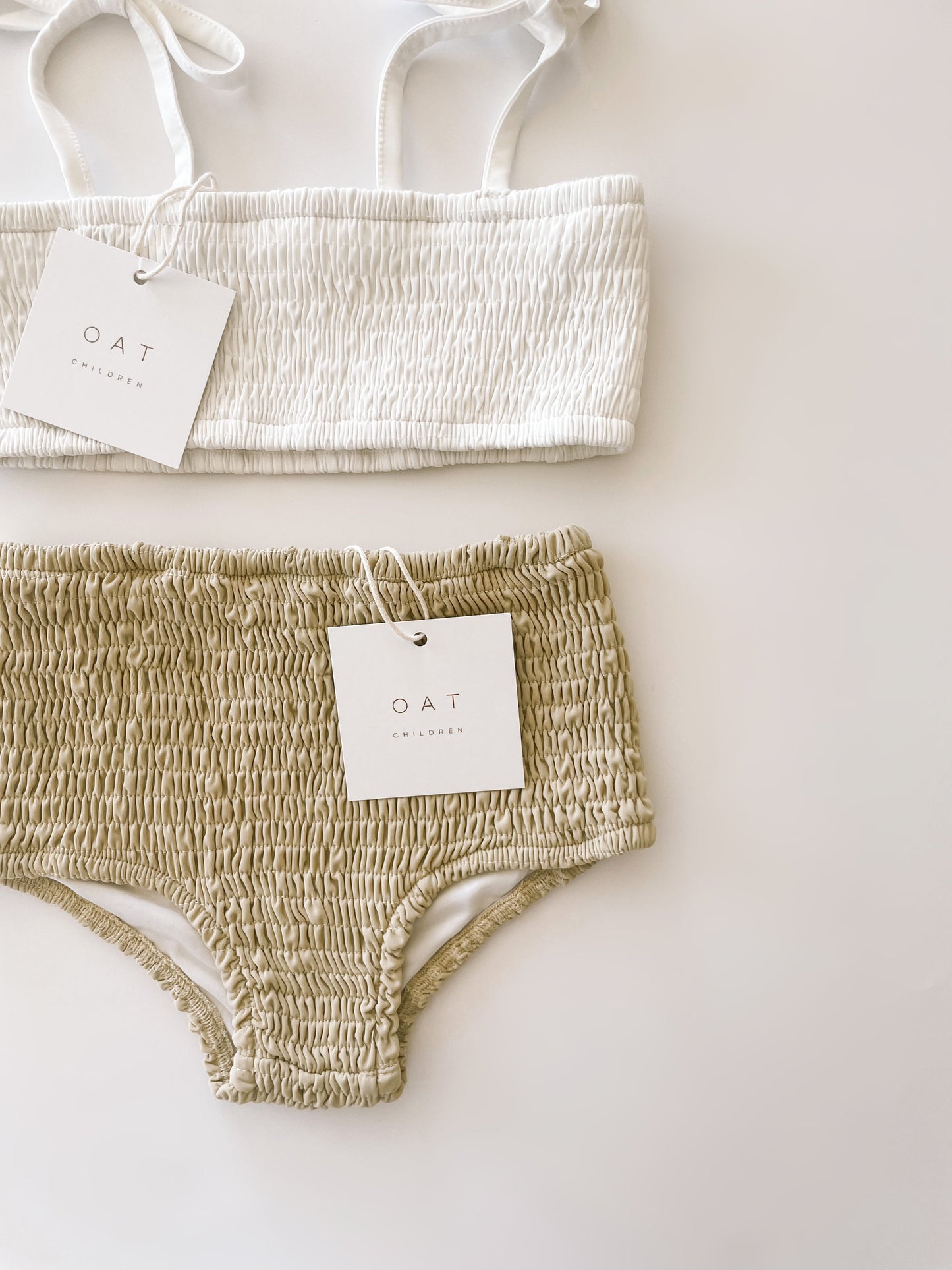 High Waisted Bikini Bottoms - Sand