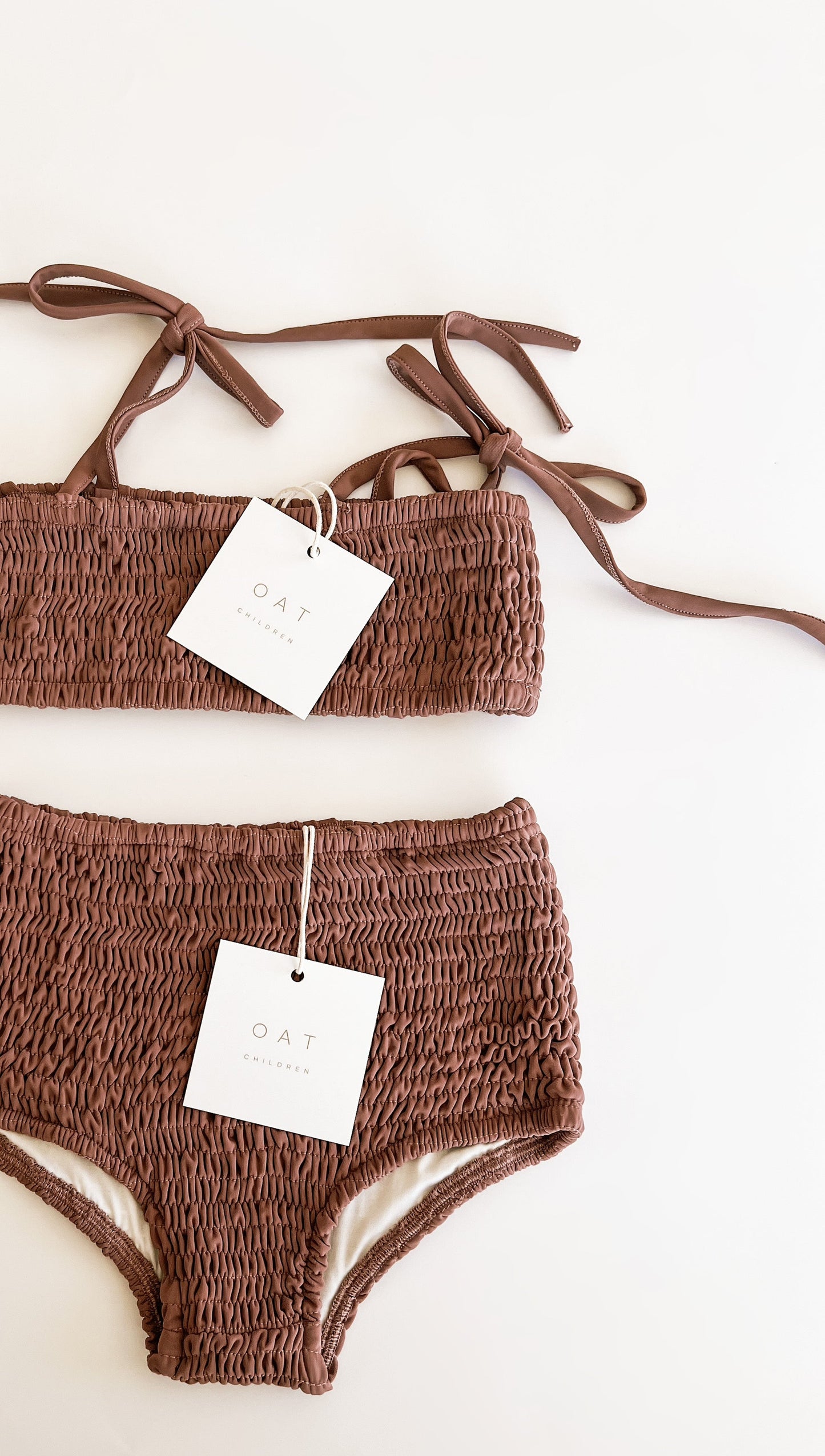 High Waisted Bikini Bottoms - Plum