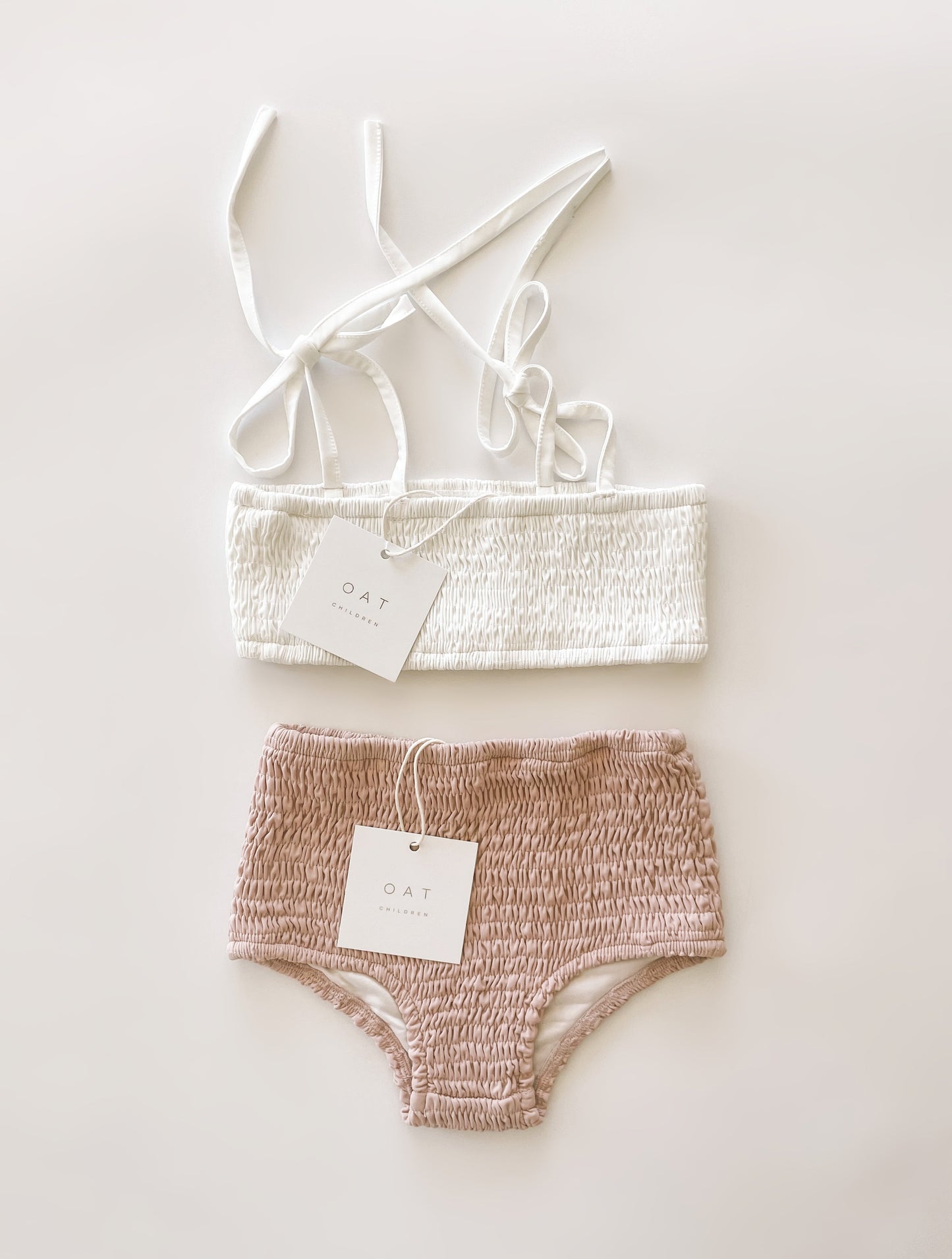 High Waisted Bikini Bottoms - Peony