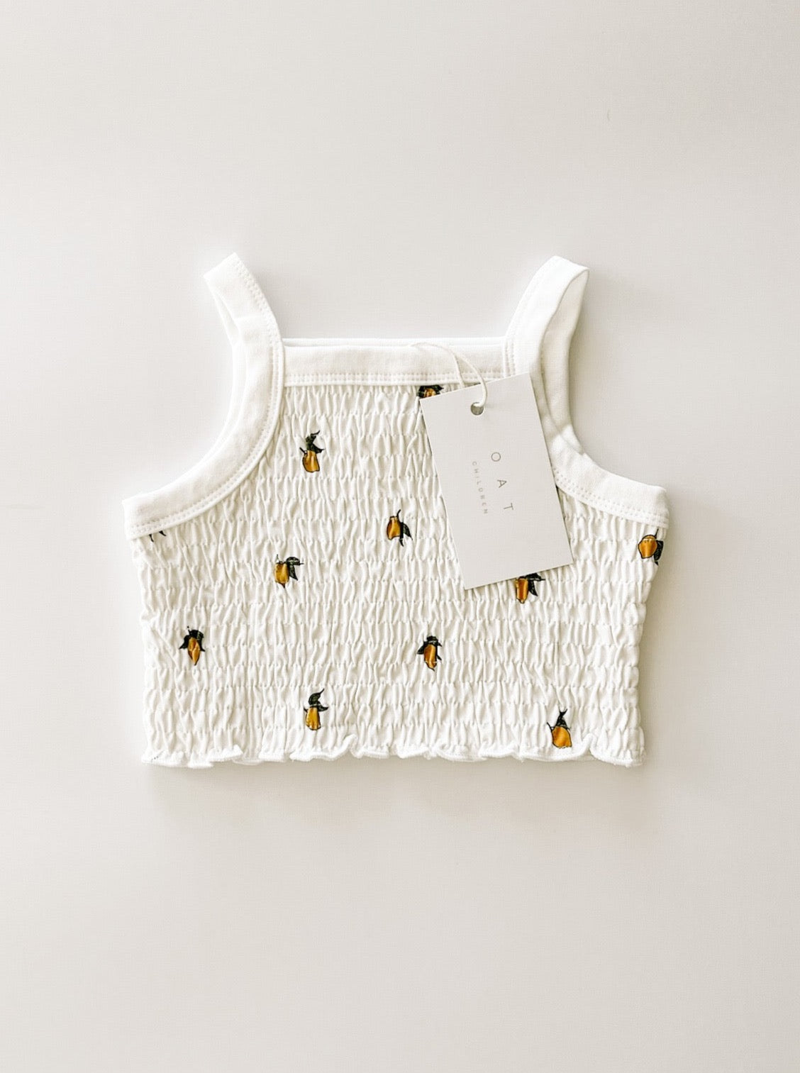 Lemons Smocked Tank