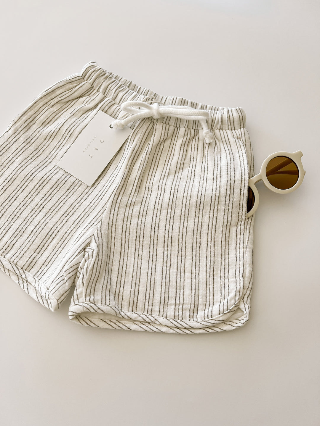 Oat Stripe Corsica Knit Short