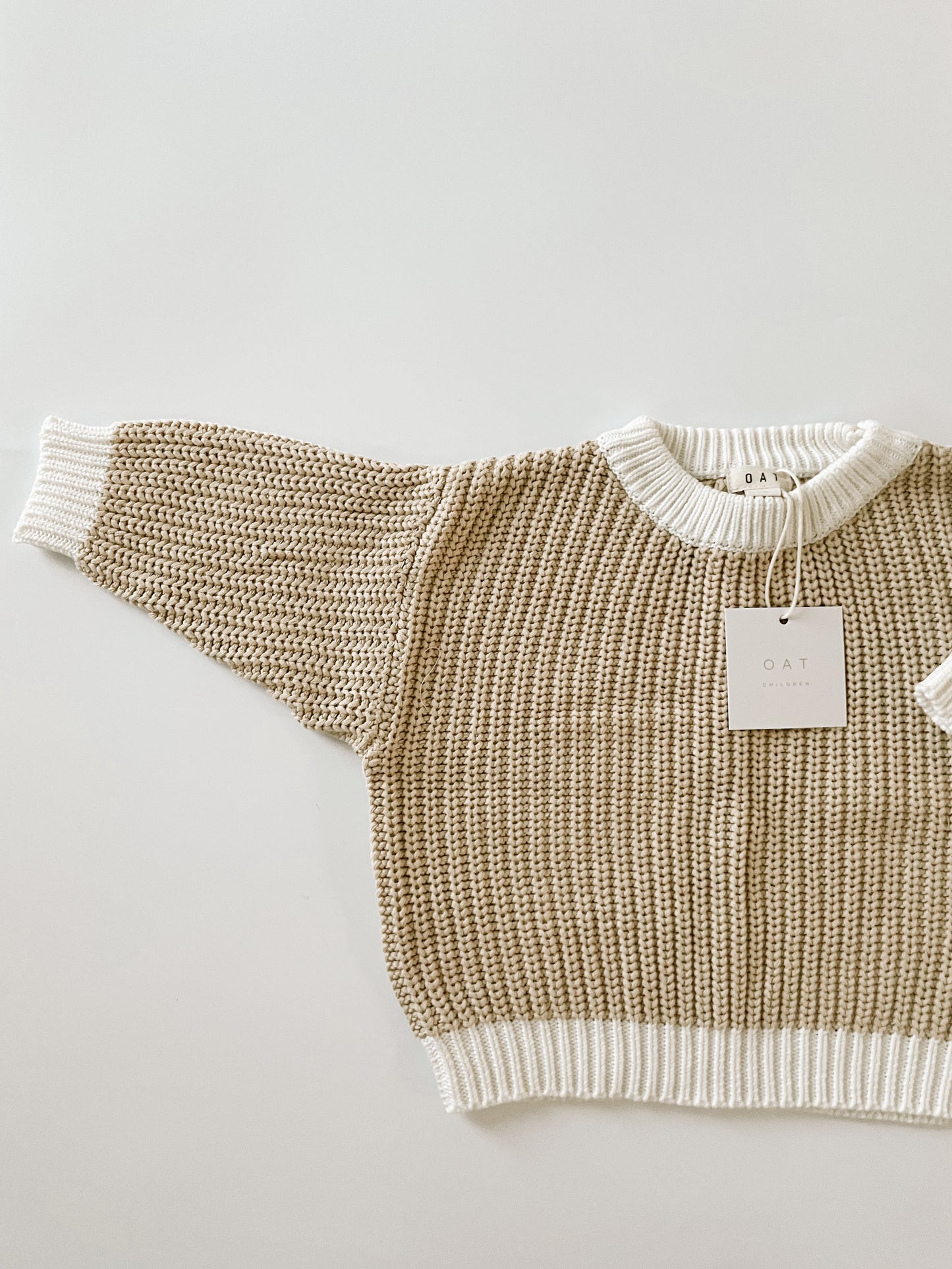 ‘Two - Tone‘ Chunky Sweater