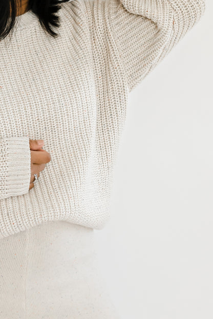 Women’s Sprinkle Knit Chunky Sweater
