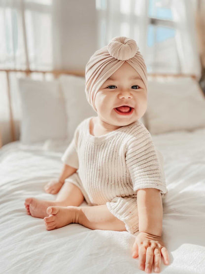 Sprinkle Ribbed Knit Tee Playsuit