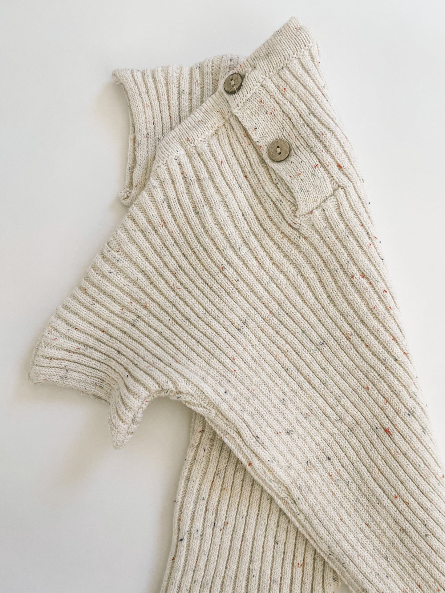 Sprinkle Ribbed Knit Tee Playsuit