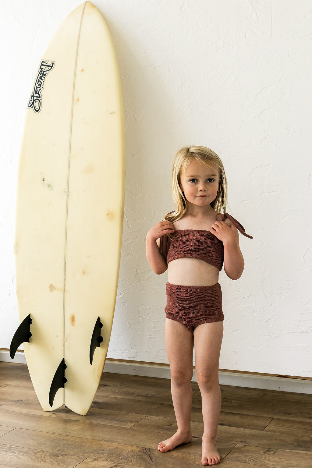 High Waisted Bikini Bottoms - Plum