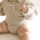 Chunky Knit Onesie ‘Biscotti’