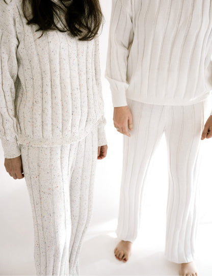 Women’s Wide Ribbed Knit Sweater ‘Sprinkle’