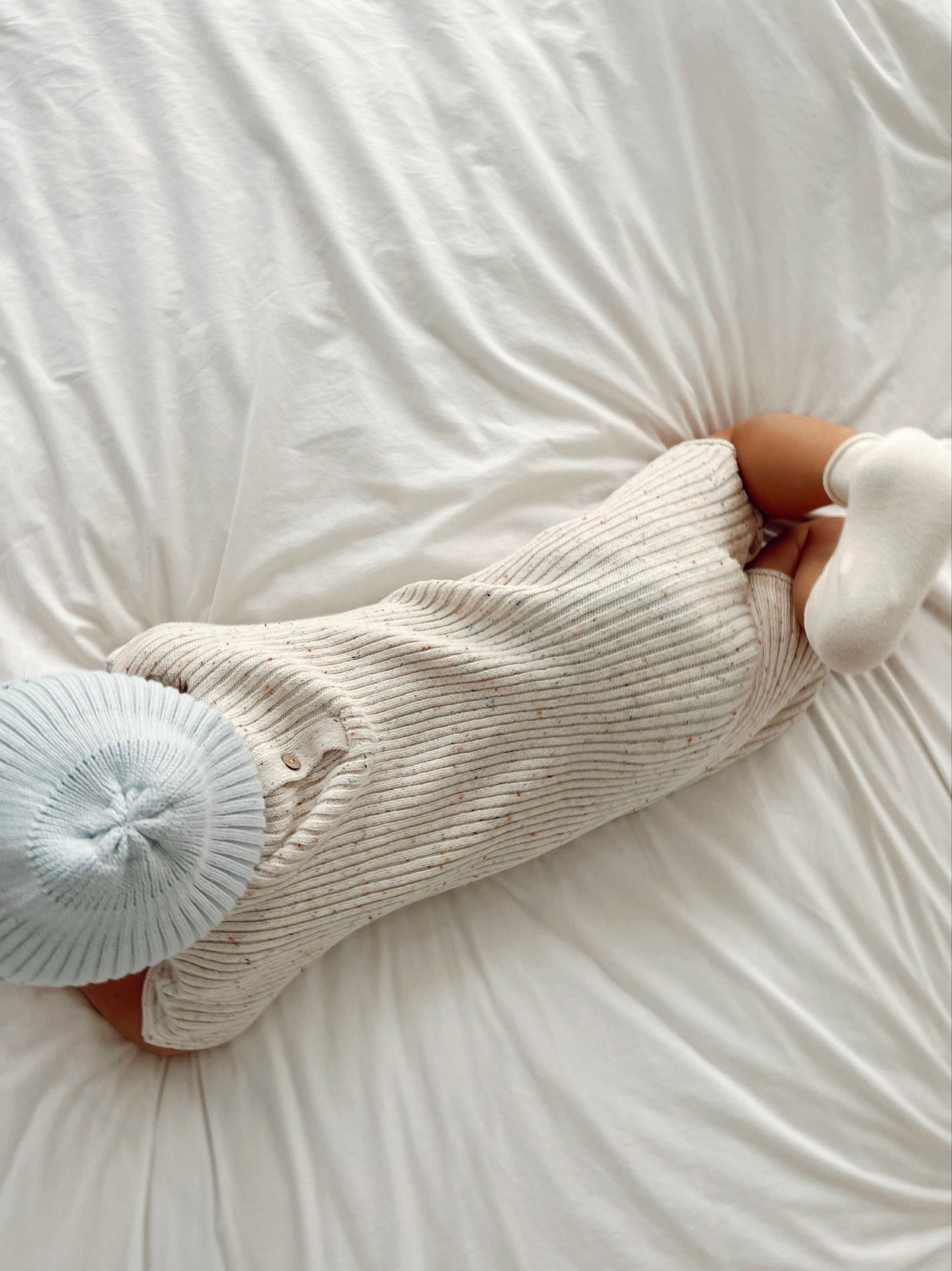 Sprinkle Ribbed Knit Tee Playsuit
